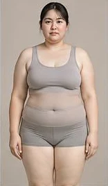 Example: phlegm-dampness body type, front