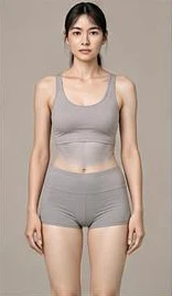 Example: yin deficiency body type, front
