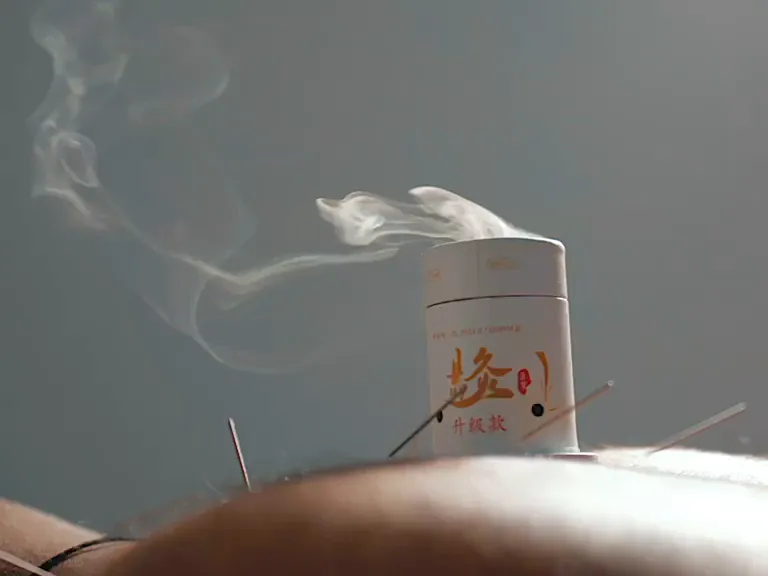 Moxa cup treatment