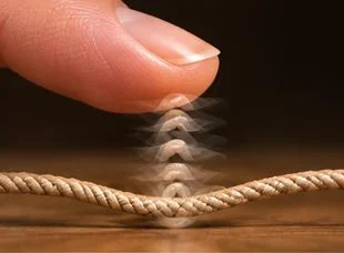 Illustration: how a surging pulse feels under the fingertip
