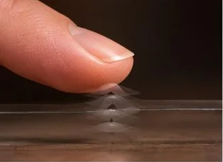 Illustration: how a thin pulse feels under the fingertip